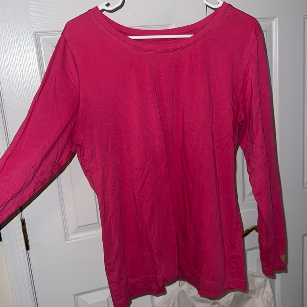 Healing hands pink under scrubs long sleeve. Size xl
